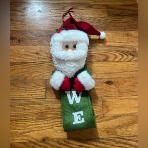 Santa Claus Holiday Stocking - Red and Green